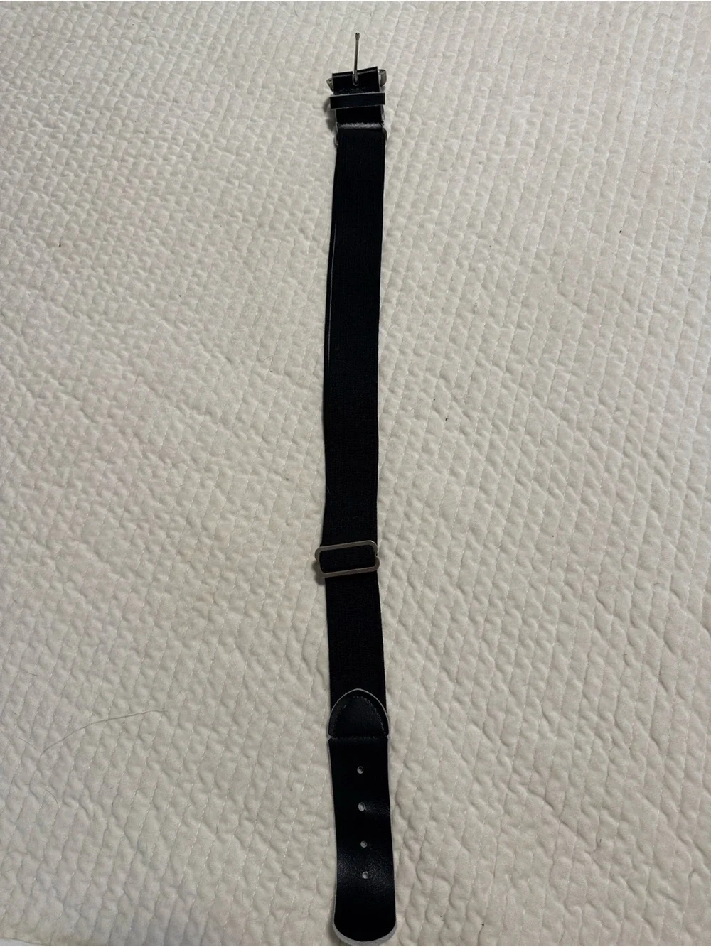 Child’s black adjustable baseball belt